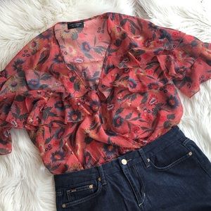 Zara Ruffles Bodysuit